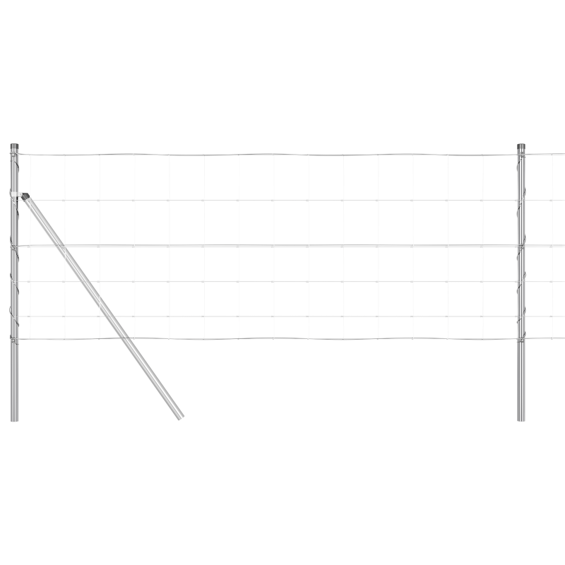 Feldzaun 0,8x100 m verzinkter Stahl