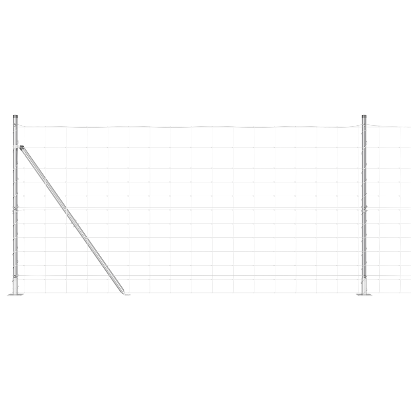 Feldzaun 1,2x25 m Verzinkter Stahl