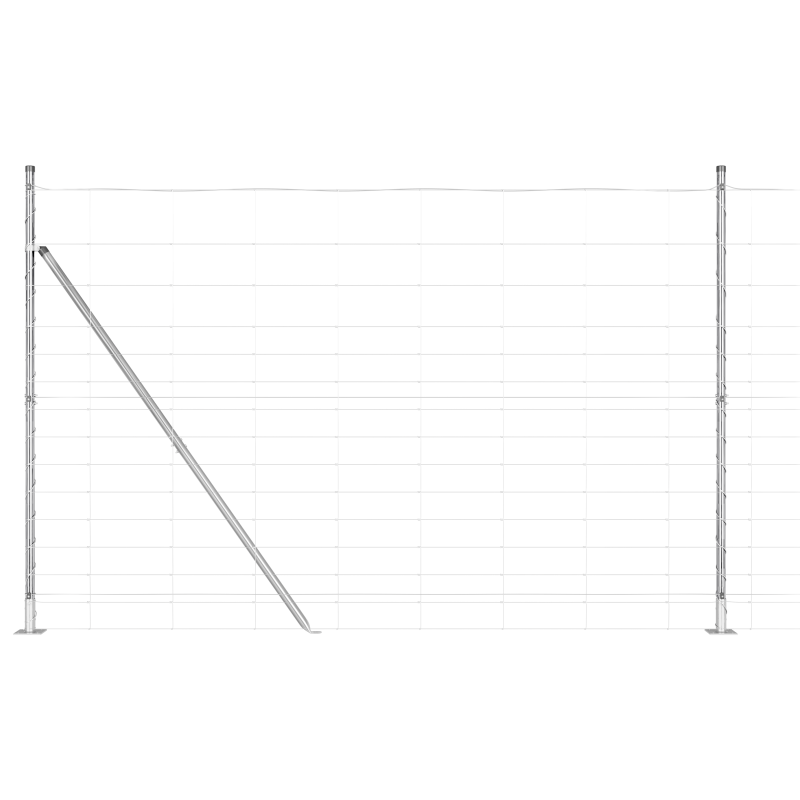 Feldzaun 1,6x25 m verzinkter Stahl