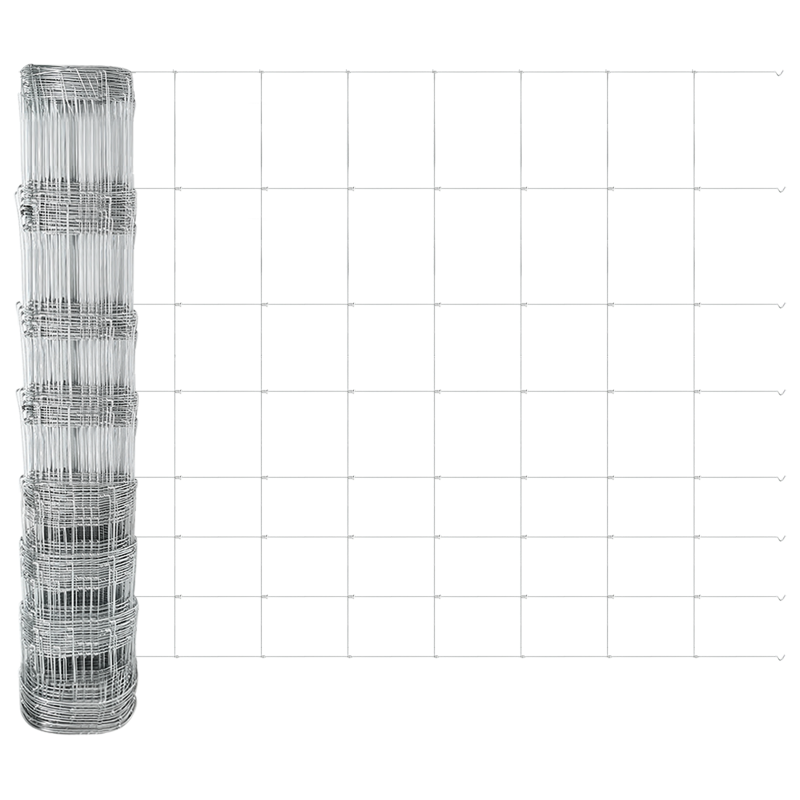 Feldzaun 1x50 m Verzinkter Stahl