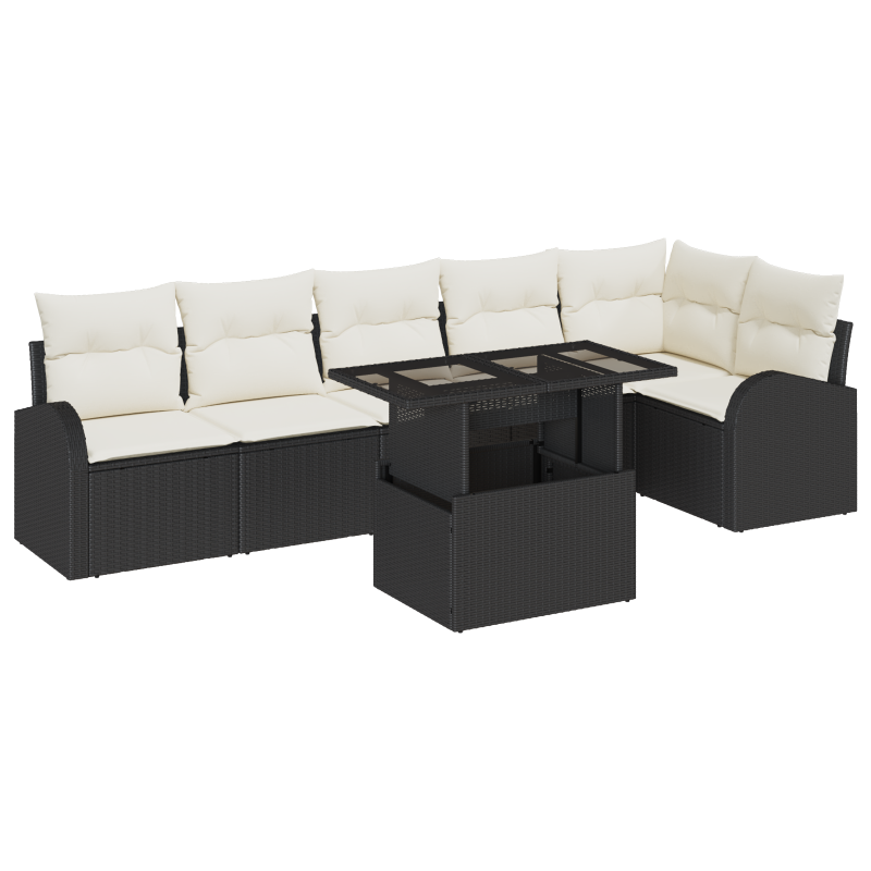 Boxspringbett mit Matratze & Bank Taupe 120x190 cm Stoff