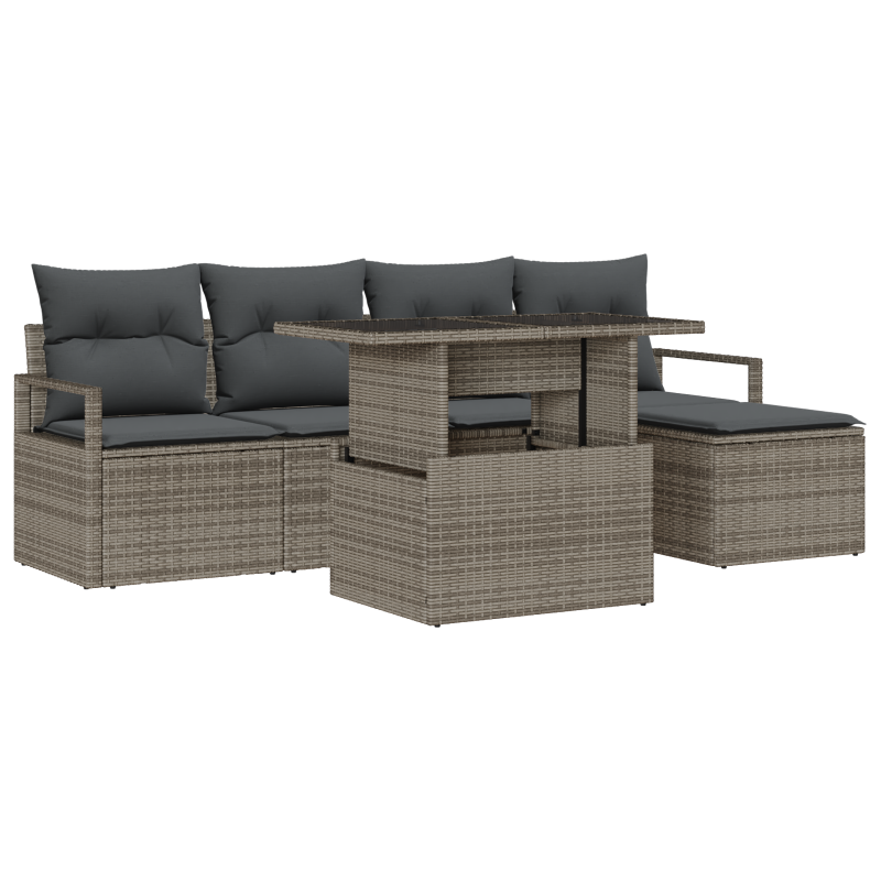 Bettgestell in Taupe, 100x200 cm, aus Stoff