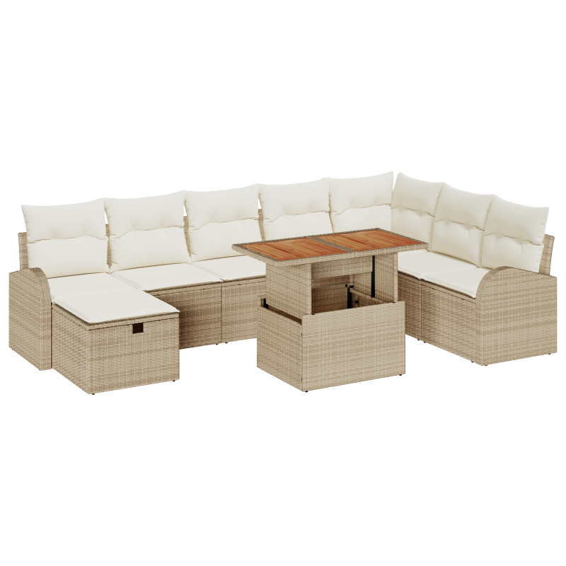 Boxspringbett mit Matratze & LED Blau 80x200 cm Stoff
