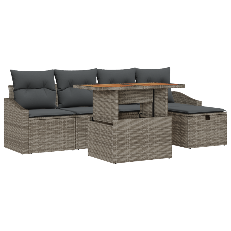 Boxspringbett mit Matratze & LED Dunkelgrau 160x200 cm Stoff