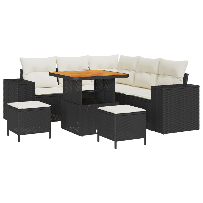 Boxspringbett mit Matratze Schwarz 140x200 cm Velvet
