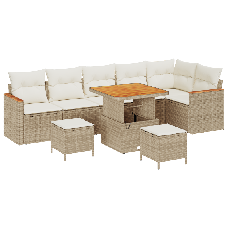 Boxspringbett mit Matratze und LED Dunkelgrau 140x190 cm Stoff