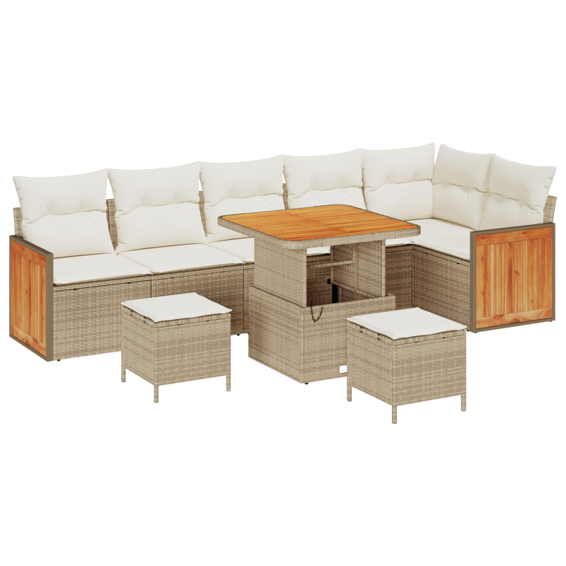 Boxspringbett mit Matratze & Bank in Hellgrau 100x200 cm aus Stoff