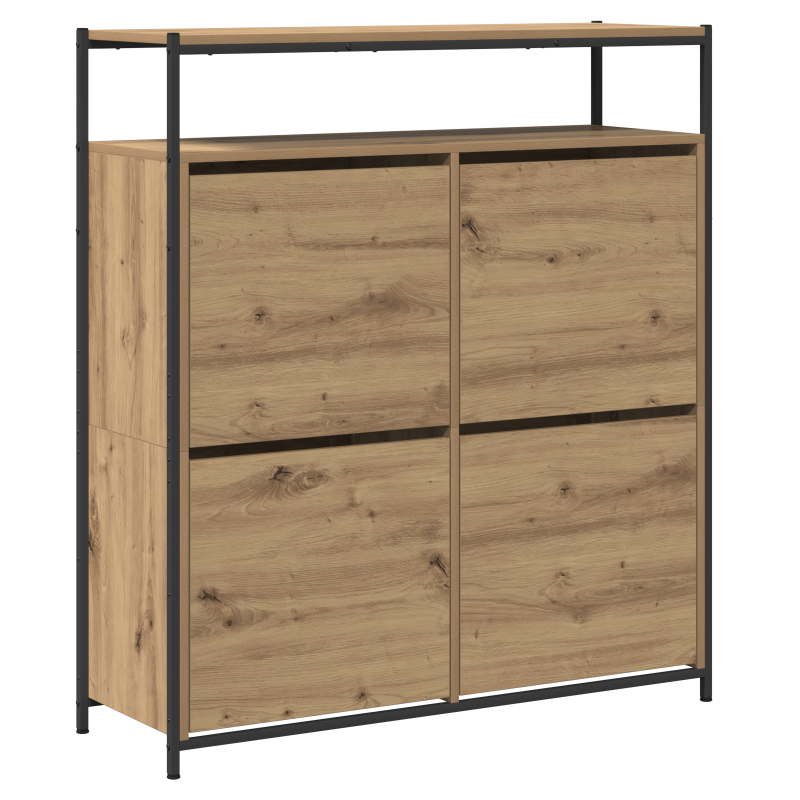 Automatische einziehbare Markise mit LED Schwarz 600x350 cm