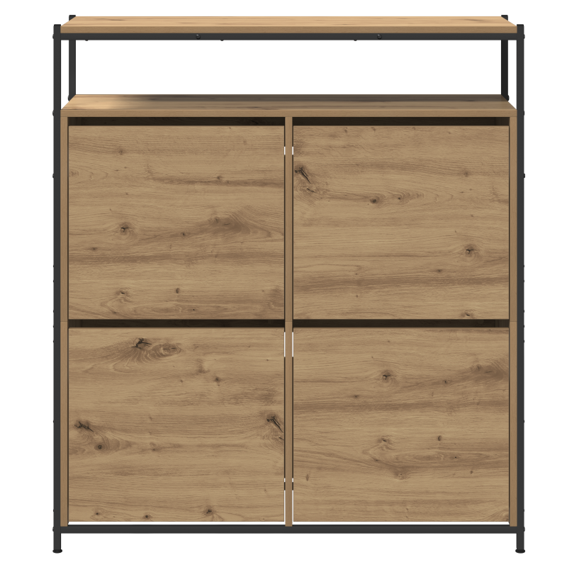 Automatische einziehbare Markise mit LED Schwarz 600x350 cm