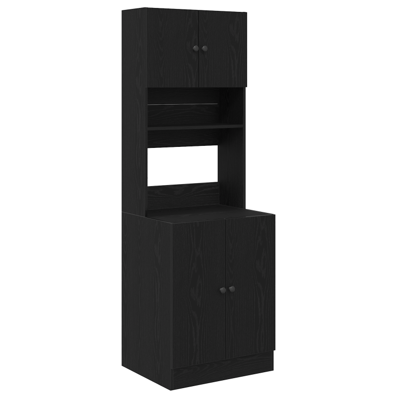 Küchenschrank Schwarze Eiche 60x50x180 cm Holzwerkstoff