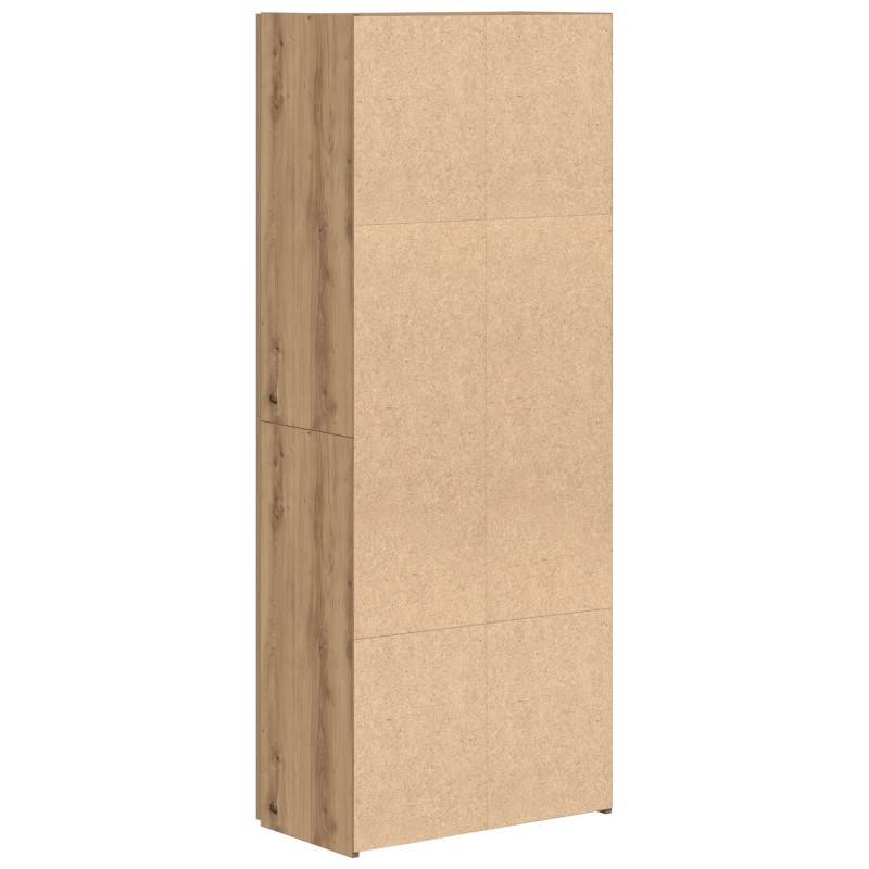 Büroschrank Set aus 2 Artisan Eiche Holzwerkstoff