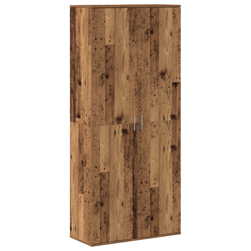 Highboard Altholz 80x35x180 cm Holzwerkstoff