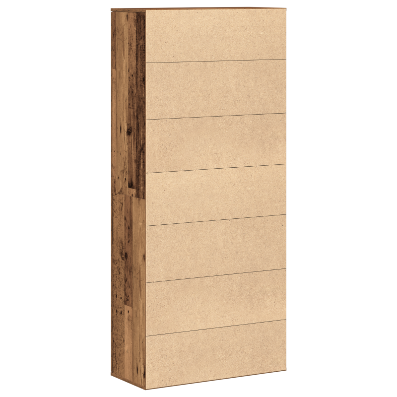 Highboard Altholz 80x35x180 cm Holzwerkstoff