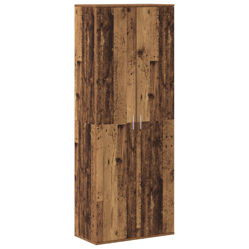 Highboard Alte Holz 70x35x180 cm Konstruktionsholz