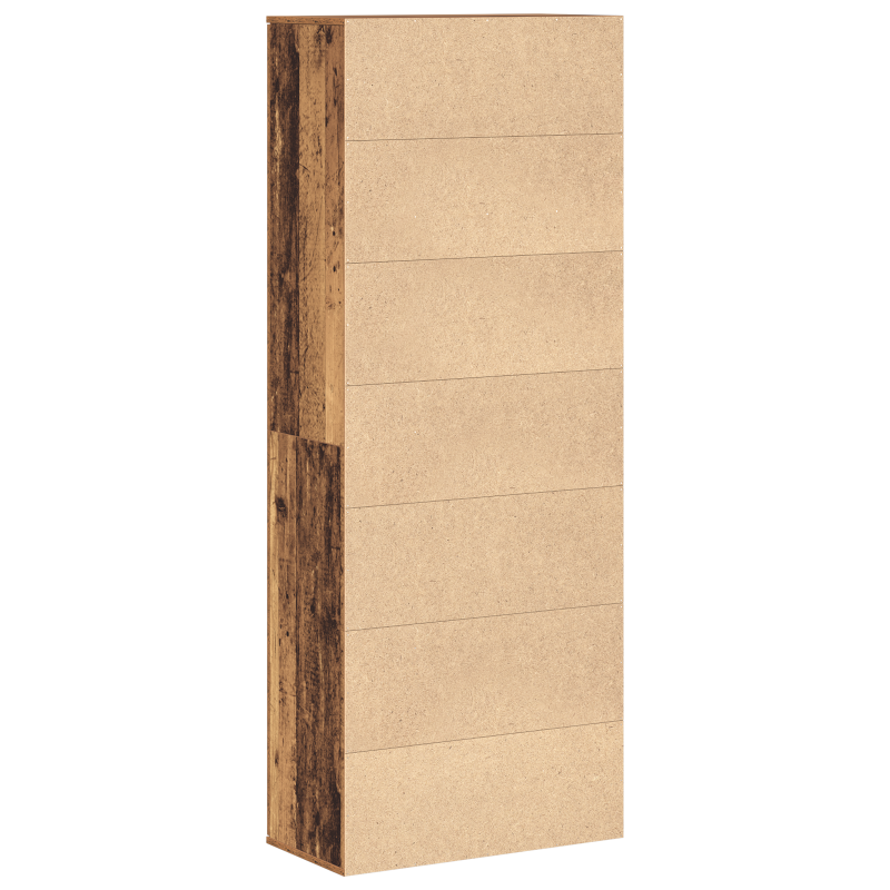 Highboard Alte Holz 70x35x180 cm Konstruktionsholz