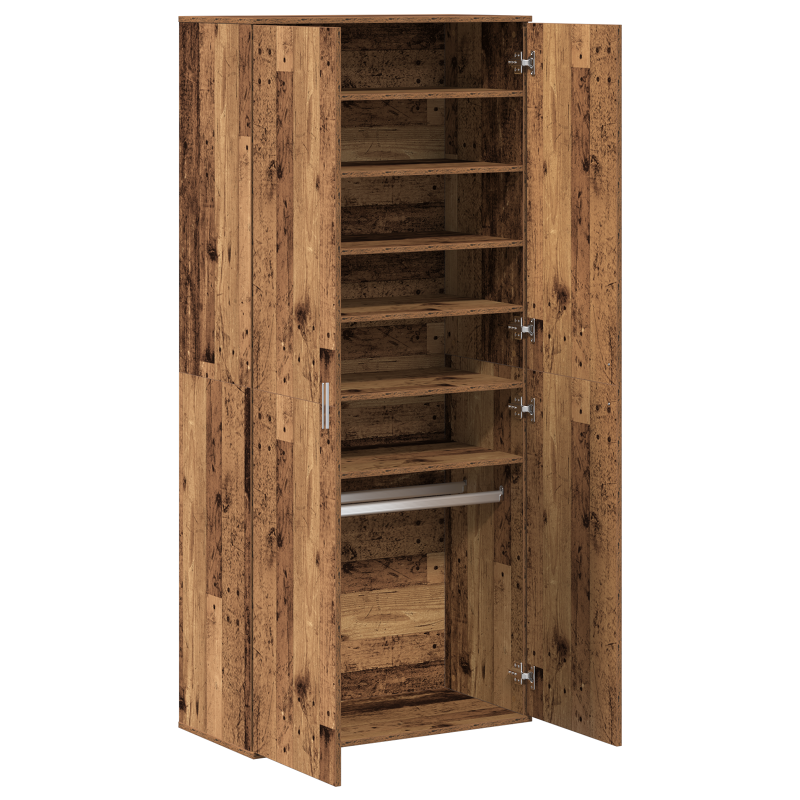 Highboard Altholz 80x39x178 cm Spanplatten
