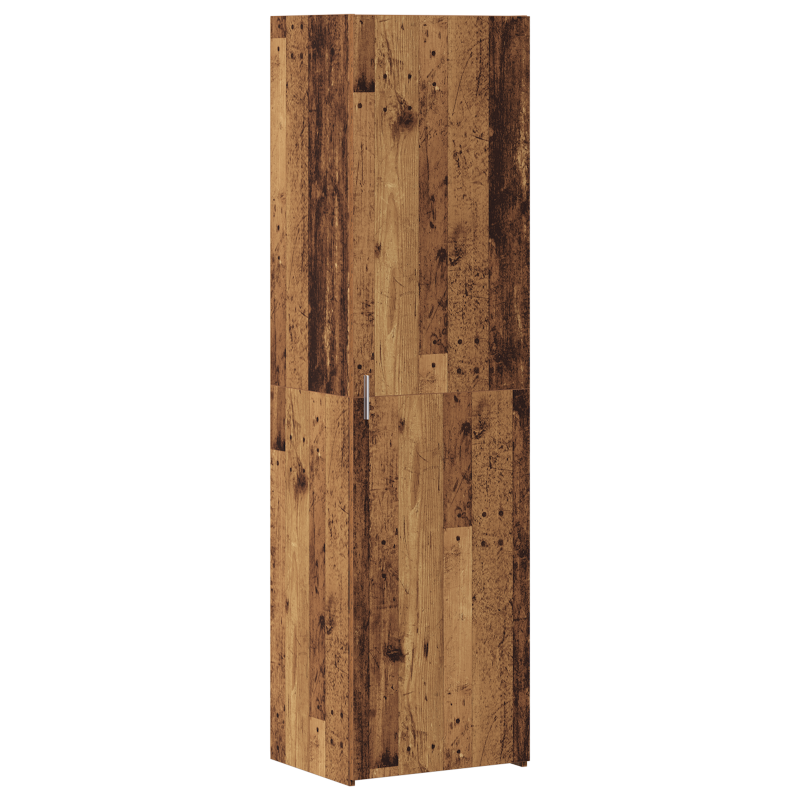 Hochschrank Altes Holz 50x42.5x185 cm Holzwerkstoff