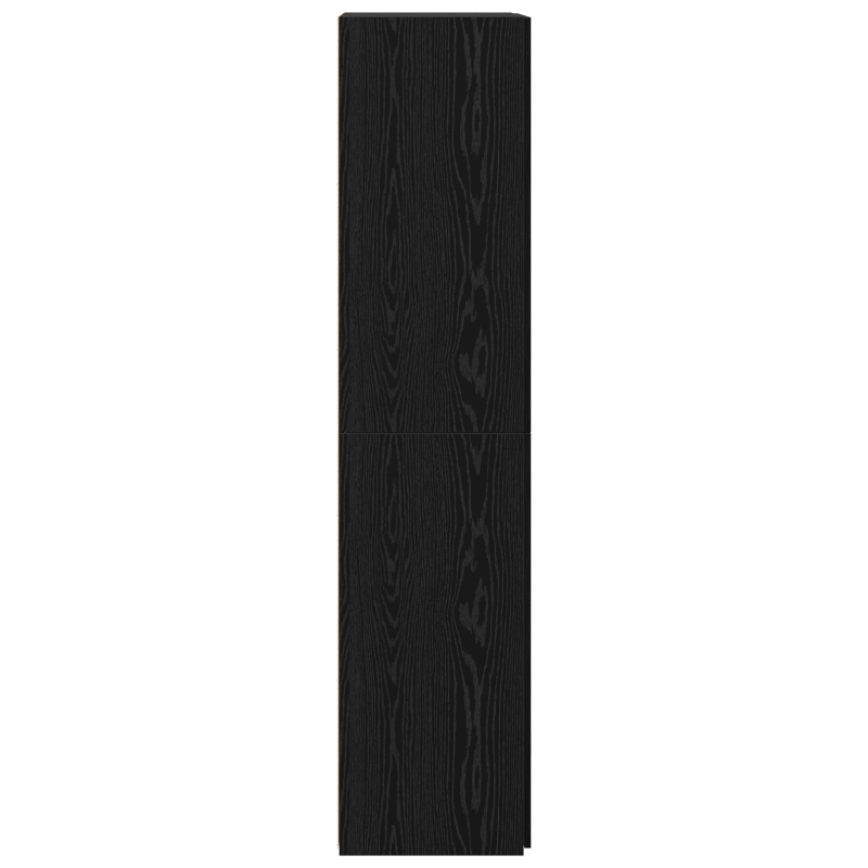 Hochboard Schwarz Eiche 40x42.5x185 cm Holzwerkstoff
