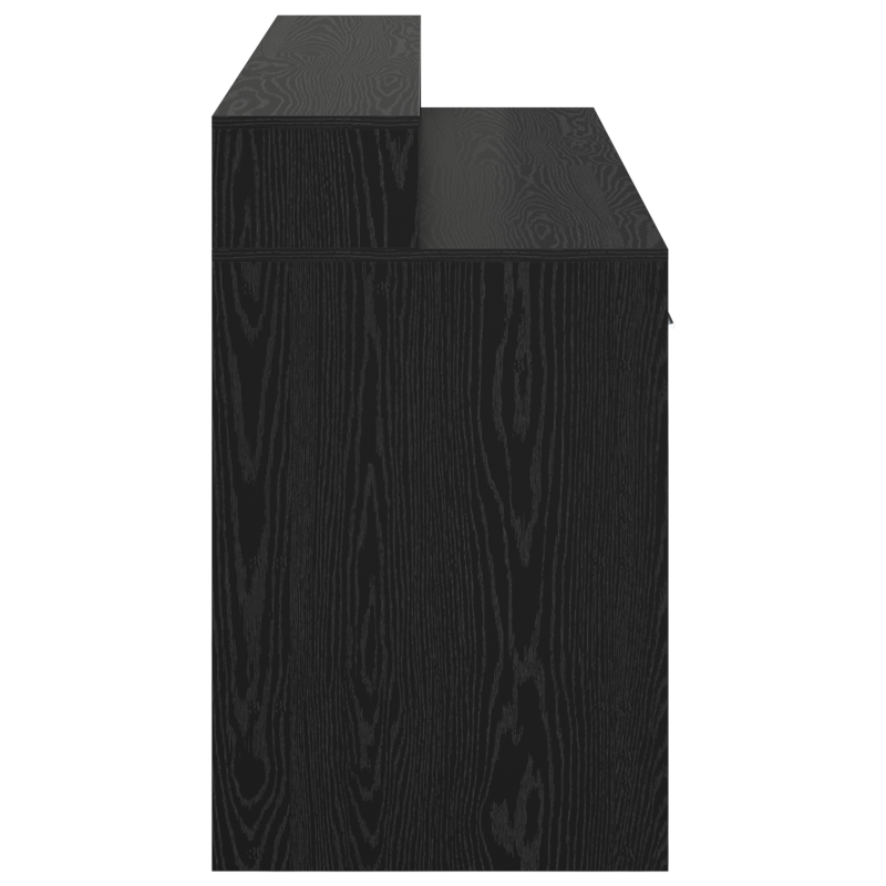 Schreibtisch Schwarz Eiche 160x55x91 cm Holzwerkstoff