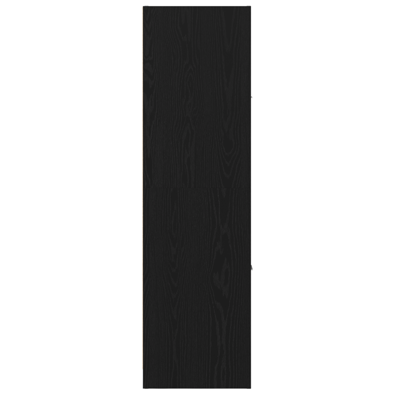 Apotheker-Schrank Schwarzes Eichenholz 40x41x144,5 cm Holzwerkstoff
