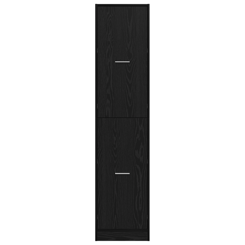 Apotheker Schrank Schwarz Eiche 40x41x174.5 cm Spanplatte