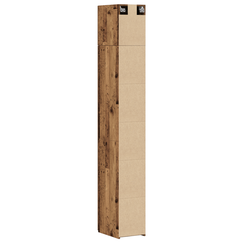 Slim Storage Cabinet Altes Holz 30x42.5x225 cm Ingenieurholz