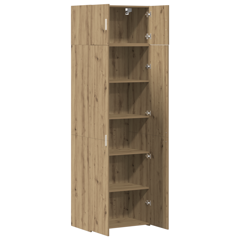 Stauraum Schrank Artisan Eiche 70x42,5x225 cm Holzwerkstoff