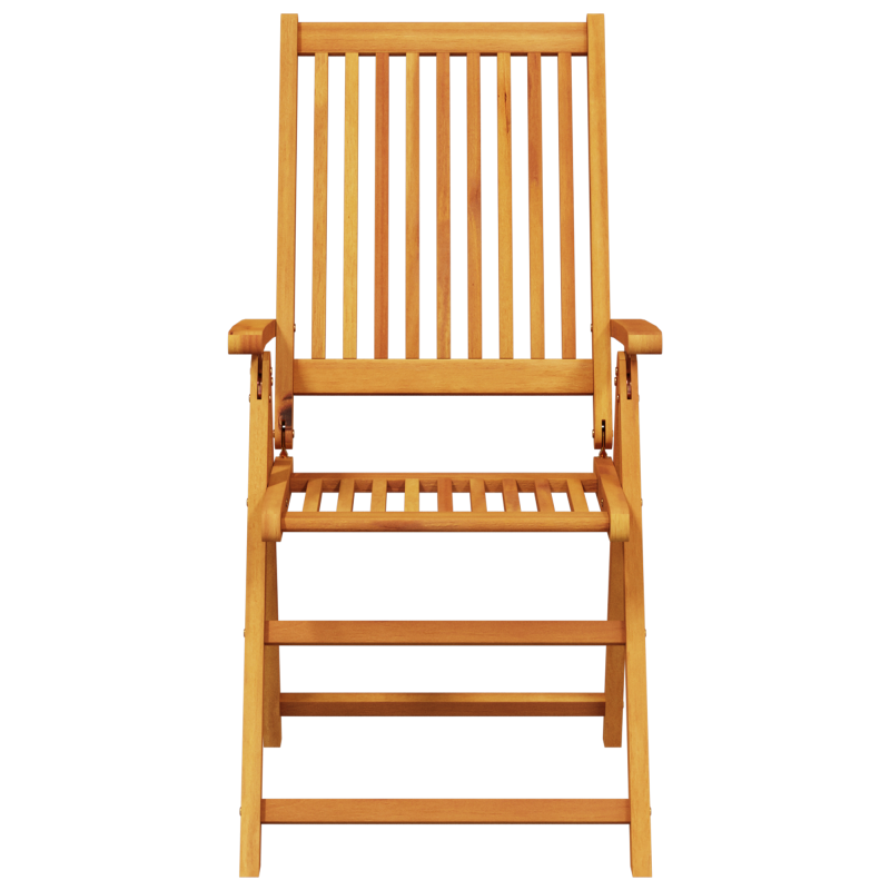 3-teiliges Garten-Esszimmer Set aus massivem Akazienholz, klappbar