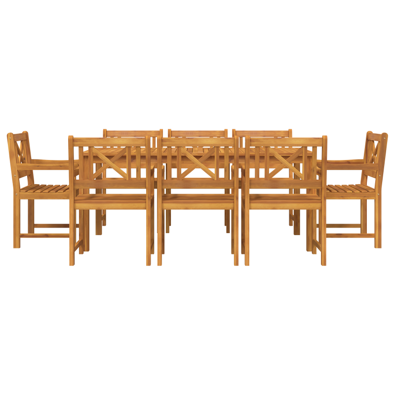 Gartenstühle 2 Stk 56x56x90 cm Massivholz Akazie