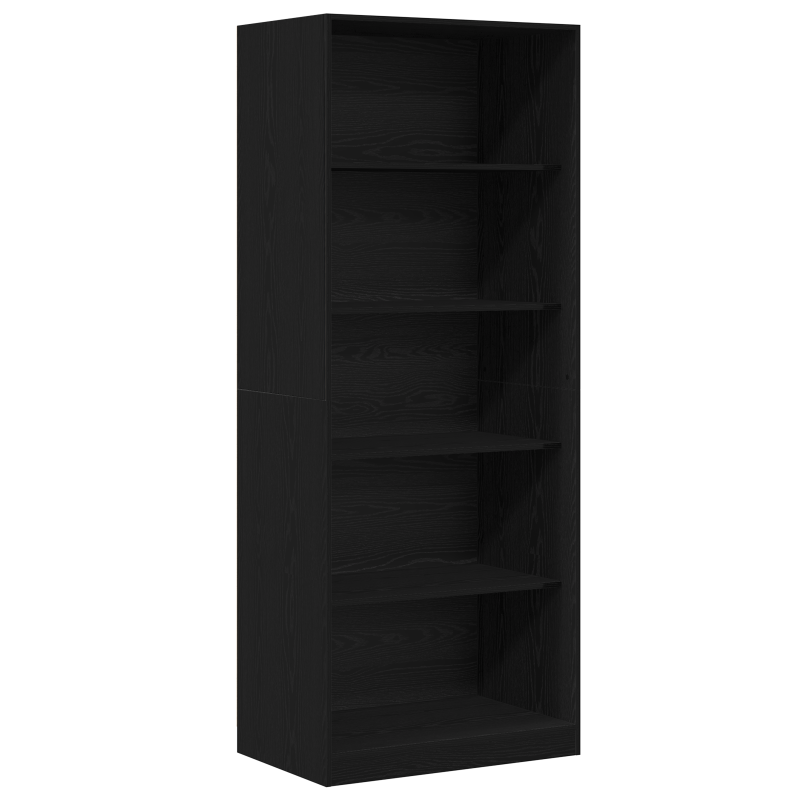 Kleiderschrank Schwarze Eiche Set aus 2 Schwarze Eiche Spanplatte