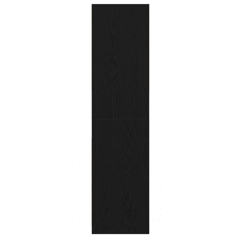 Kleiderschrank Schwarze Eiche Set aus 2 Schwarze Eiche Spanplatte