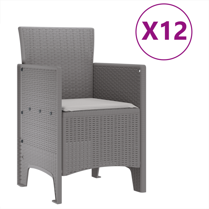 13-teiliges Garten Esszimmer Set mit Kissen Hellgrau Poly-Rattan, Gartentisch Hellgrau 200x100x73 cm Poly-Rattan, Gartentisch Hellgrau 150x100x73 cm Poly-Rattan, Gartenstühle mit Kissen 4 Stück Hellgrau Poly-Rattan