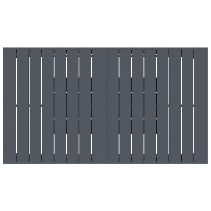 7-teiliges Garten Essgruppen Set mit Kissen Schwarz Poly Rattan