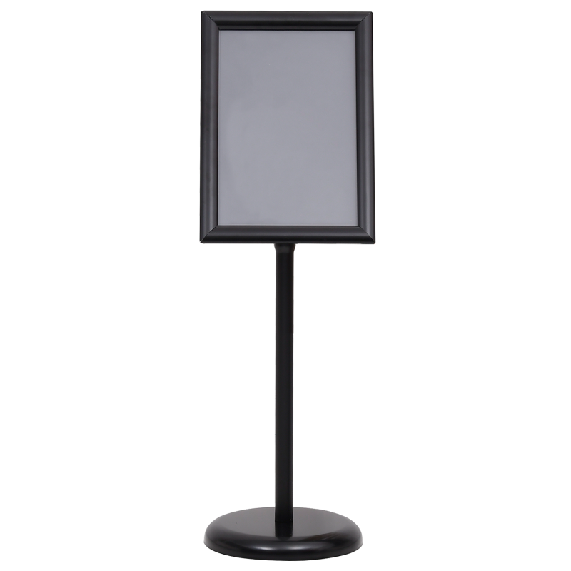 A3 Podest Plakatständer 2 Stück Schwarzes Aluminiumlegierung