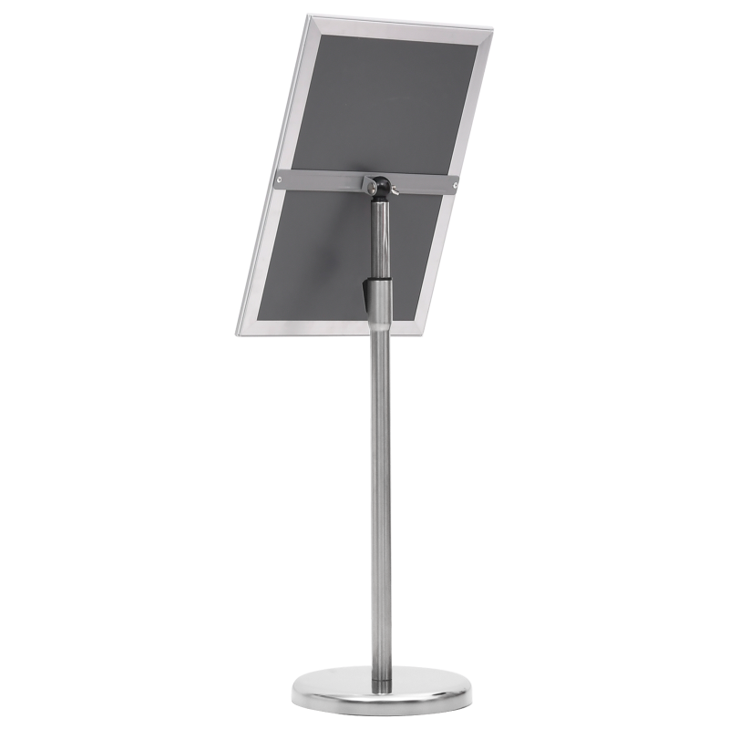 A3 Pedestal Plakatständer 2 Stück Silber Aluminiumlegierung