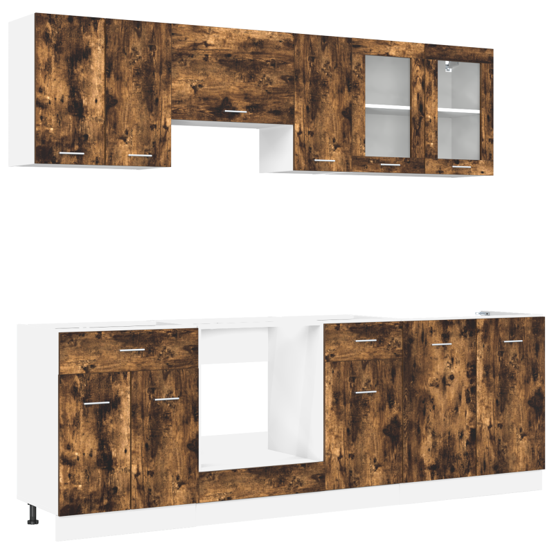 Schiebetür mit Beschlägen Set ORKDALMassivholz & Glas