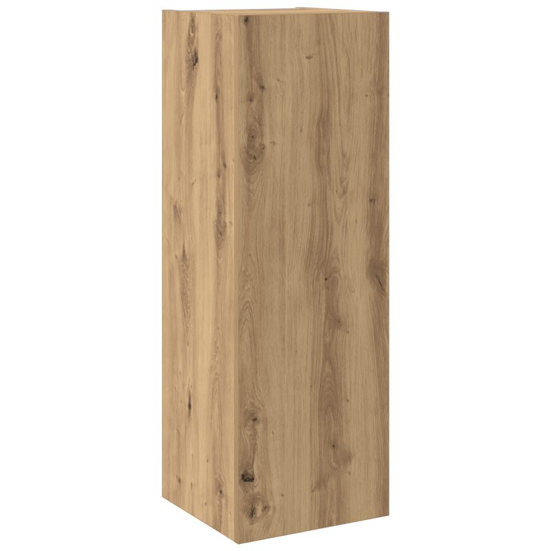 4-teiliges TV-Schranksatz wandmontiert Artisan Oak MDF