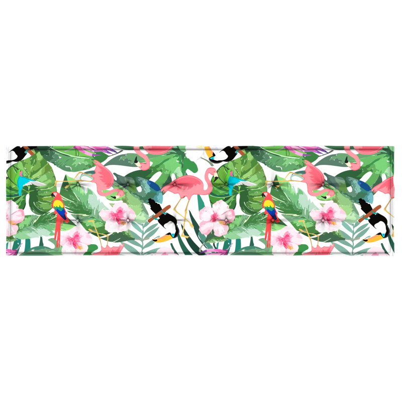 Gartenbankkissen Mehrfarbig 180x50x4 cm Oxford-Gewebe