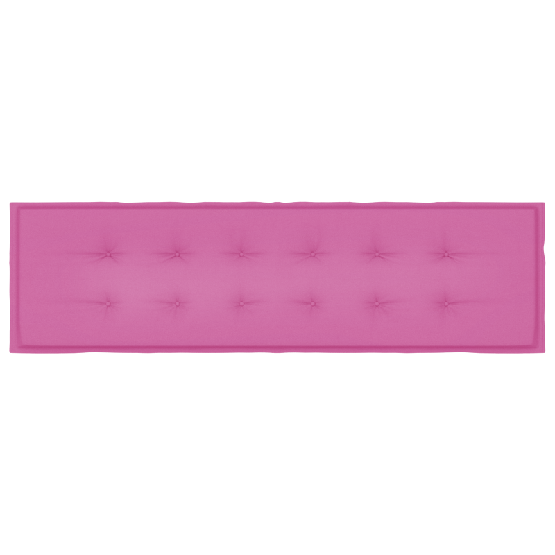 Gartenbankkissen Rosa 180x50x4 cm Oxford-Gewebe
