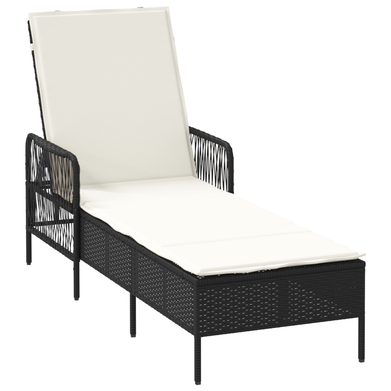 7 teiliges Garten-Sofa-Set mit Kissen Beige Poly Rattan Akazie