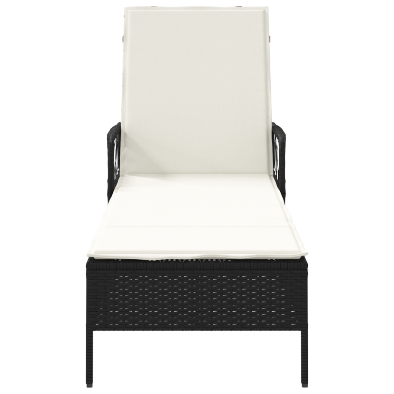 7 teiliges Garten-Sofa-Set mit Kissen Beige Poly Rattan Akazie