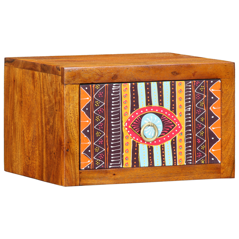 Nachttische 2 Stück 35x30x22 cm Massivholz Akazie