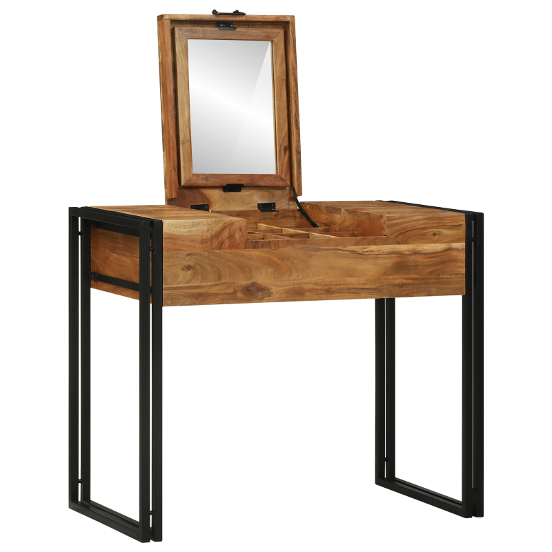 Kosmetiktisch 90x50x75 cm Massivholz Akazie