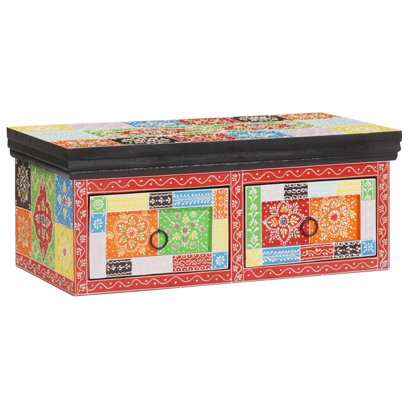 Wandmontierter TV-Schrank 60x30x24 cm Massivholz Grobe Mango