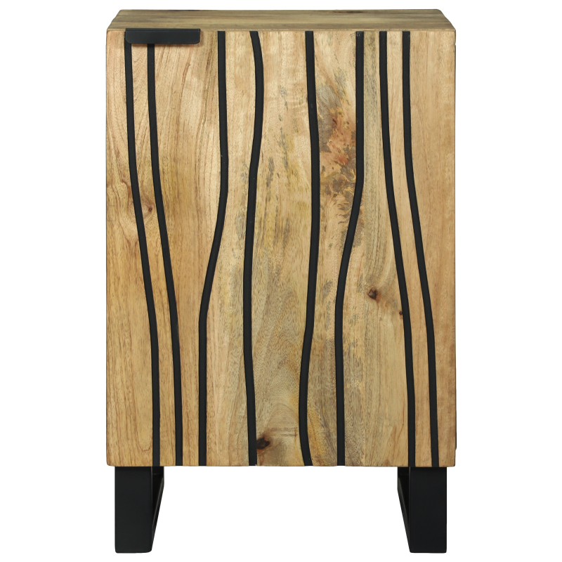 Badezimmer Schrank 38x33.5x58 cm aus Massivholz Mango & Engineering Holz