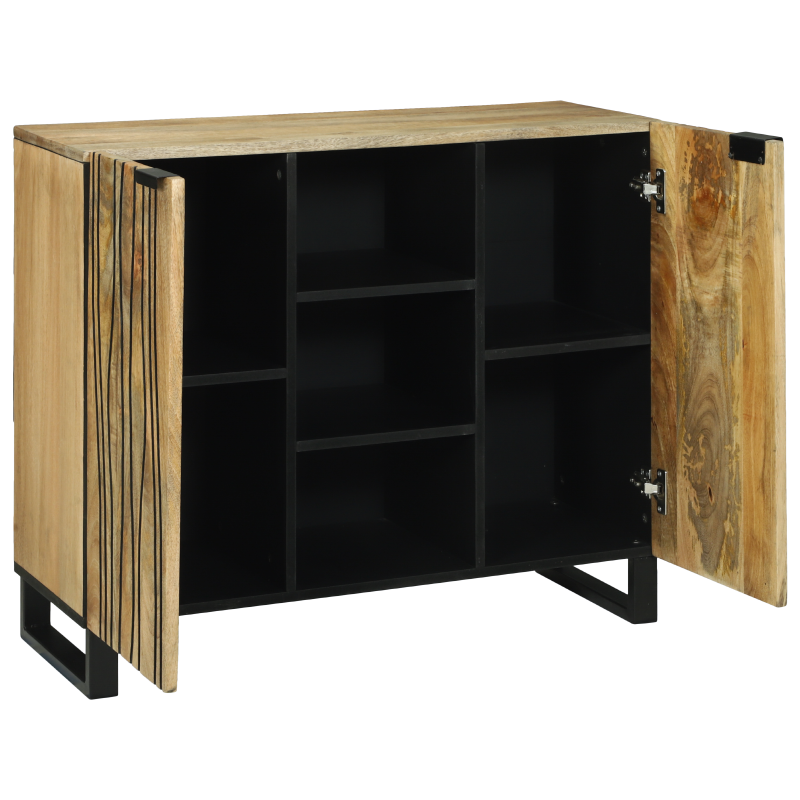 Sideboard 90x33.5x75 cm Massivholz Mango