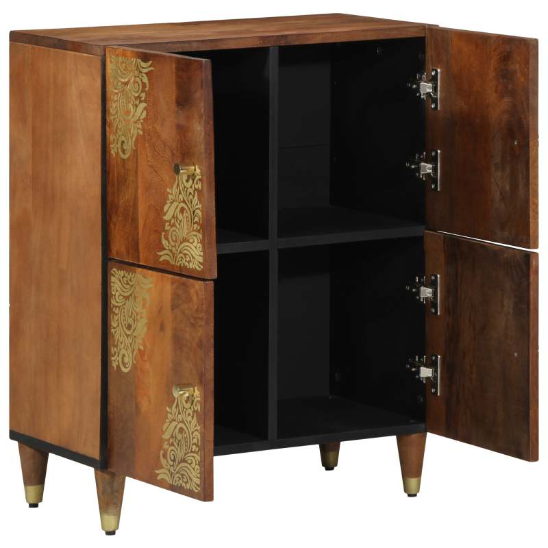 Sideboard Honigbraun Massivholz Akazie 60 x 33 x 75 cm Sideboard