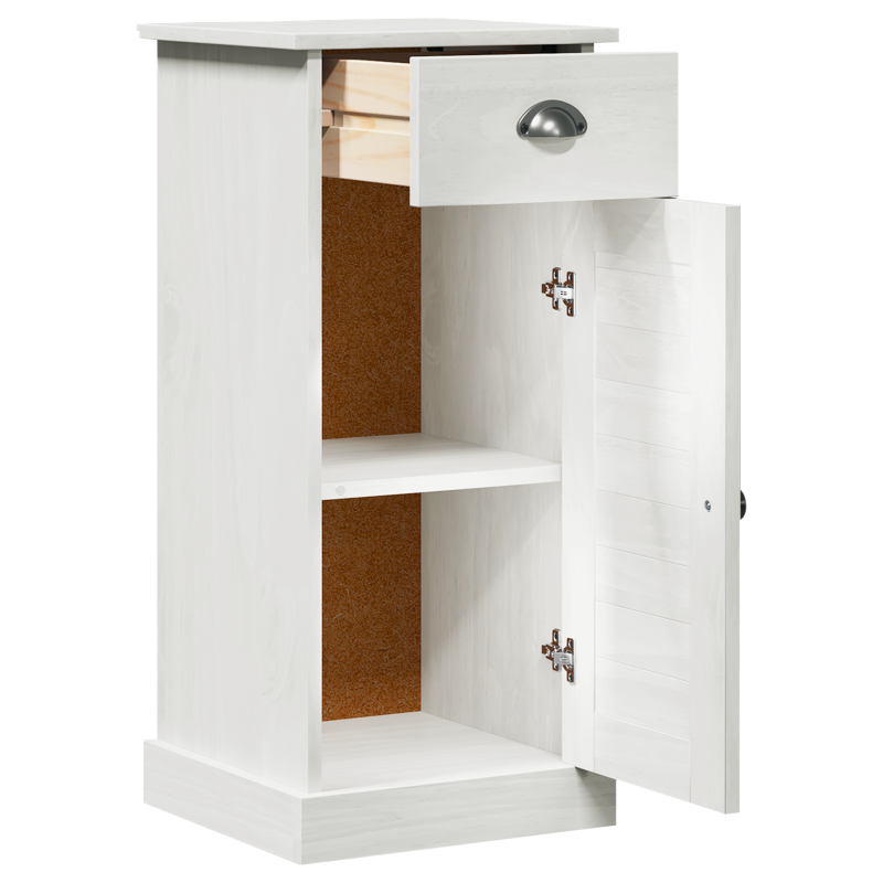 Badezimmer Schrank VIGO mit Schublade 37x34x80 cm Massivholz Kiefer