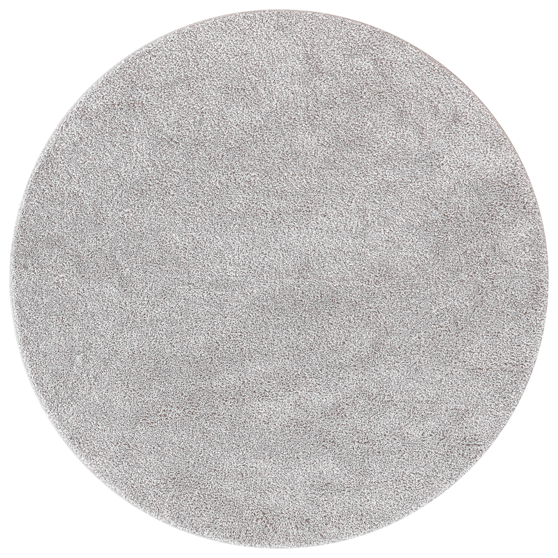Kuscheliger Teppich mit Latexboden Grau ø160 cm