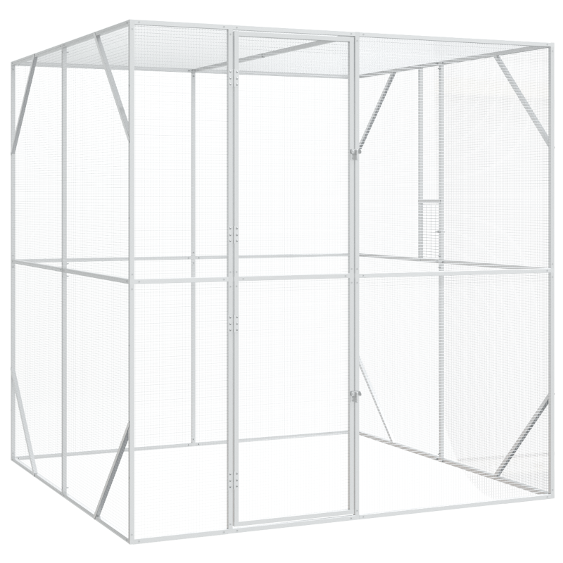 Vogelhaus Anthrazit 209x202x214 cm Stahl